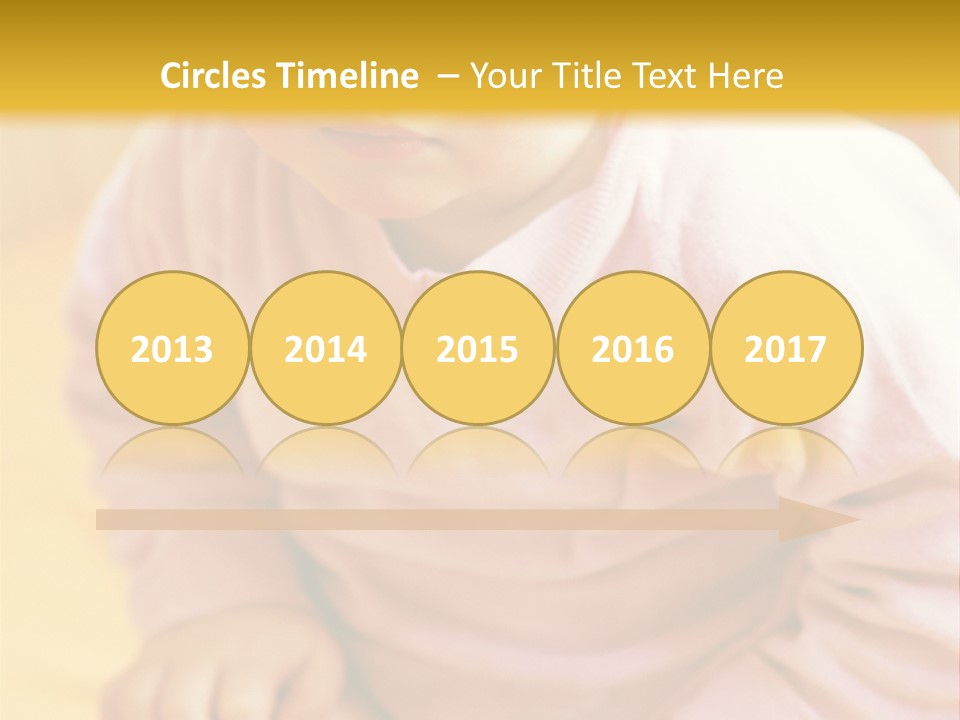 A Little Girl PowerPoint Template