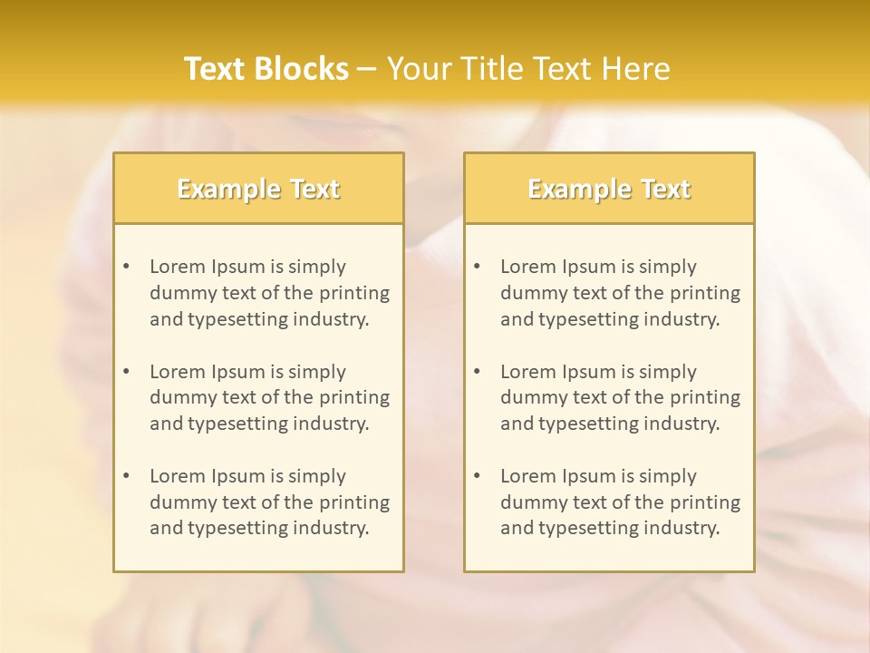 A Little Girl PowerPoint Template