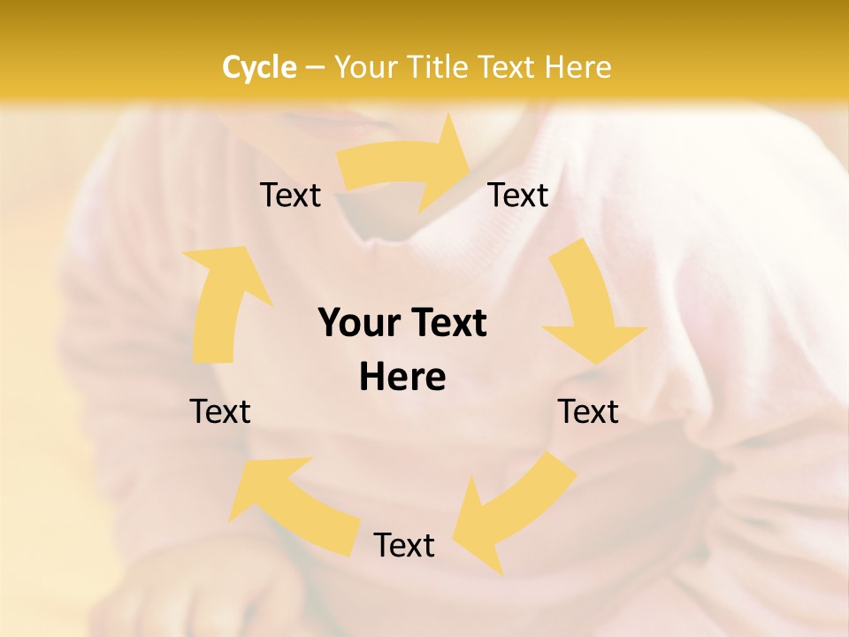 A Little Girl PowerPoint Template