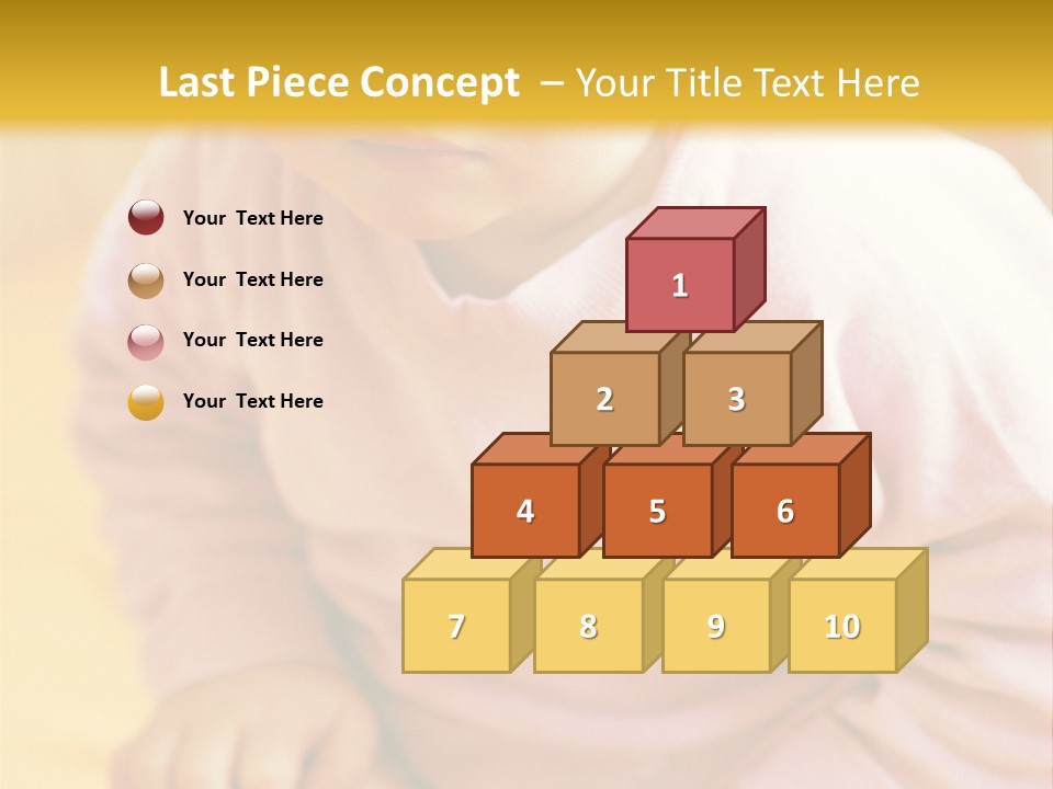 A Little Girl PowerPoint Template