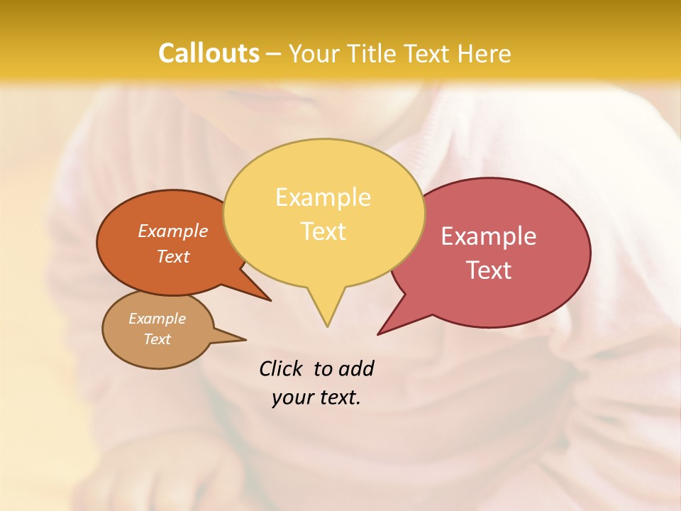 A Little Girl PowerPoint Template