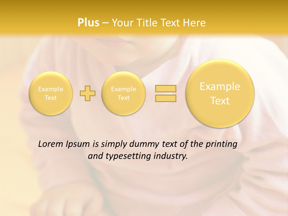 A Little Girl PowerPoint Template