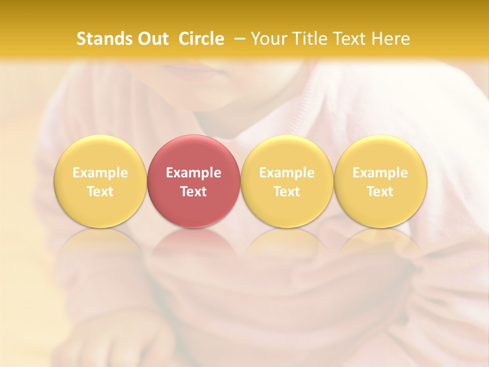 A Little Girl PowerPoint Template