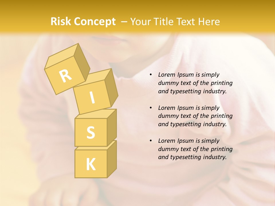 A Little Girl PowerPoint Template