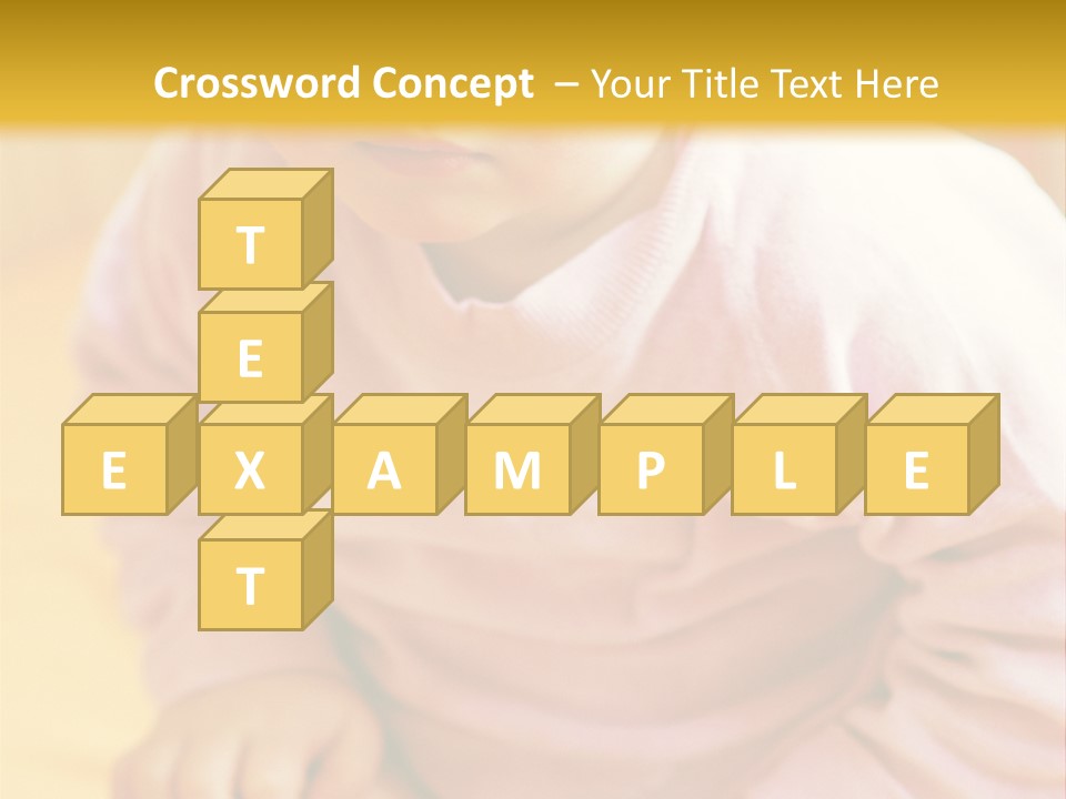 A Little Girl PowerPoint Template