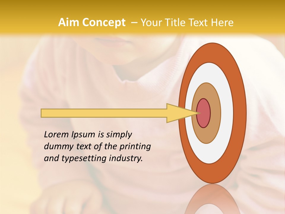 A Little Girl PowerPoint Template