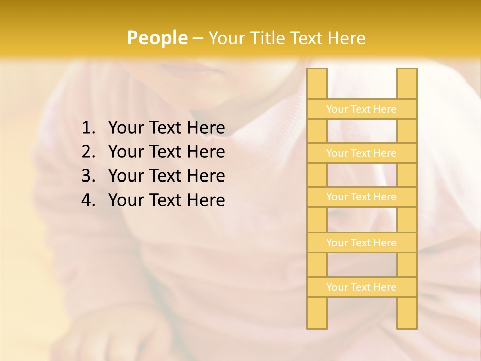 A Little Girl PowerPoint Template