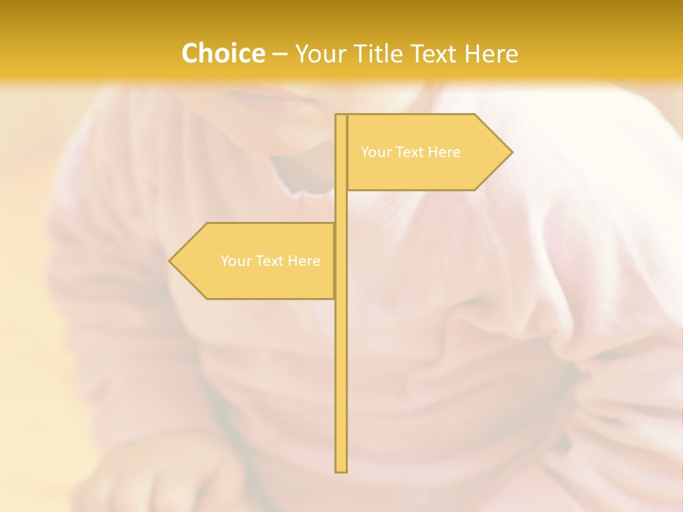 A Little Girl PowerPoint Template