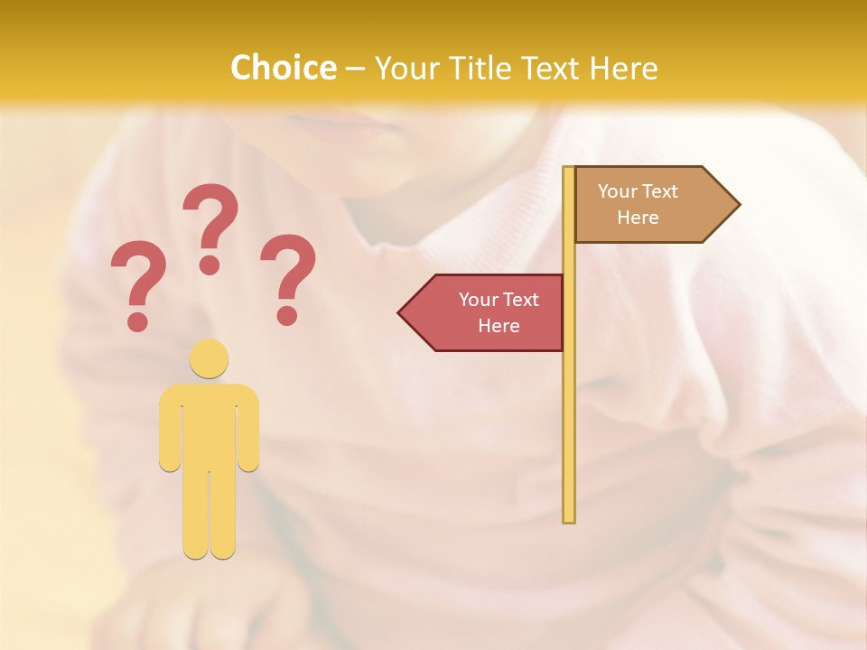 A Little Girl PowerPoint Template