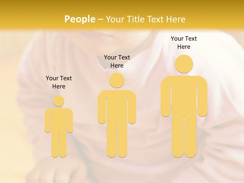 A Little Girl PowerPoint Template