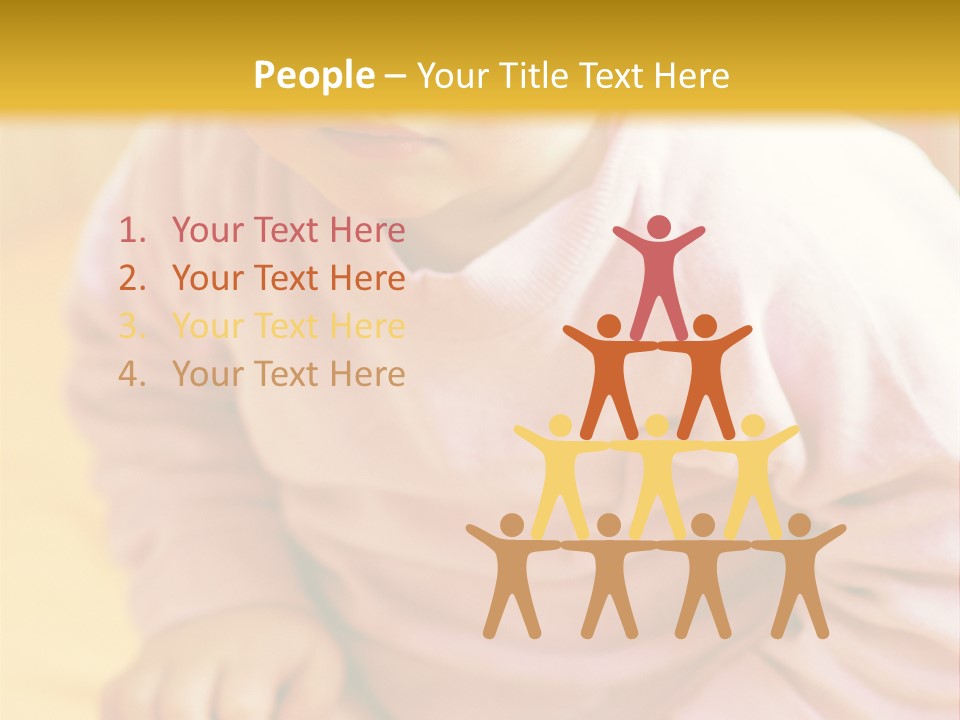 A Little Girl PowerPoint Template