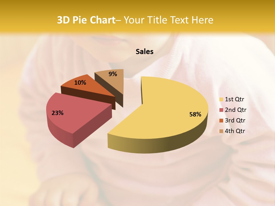 A Little Girl PowerPoint Template