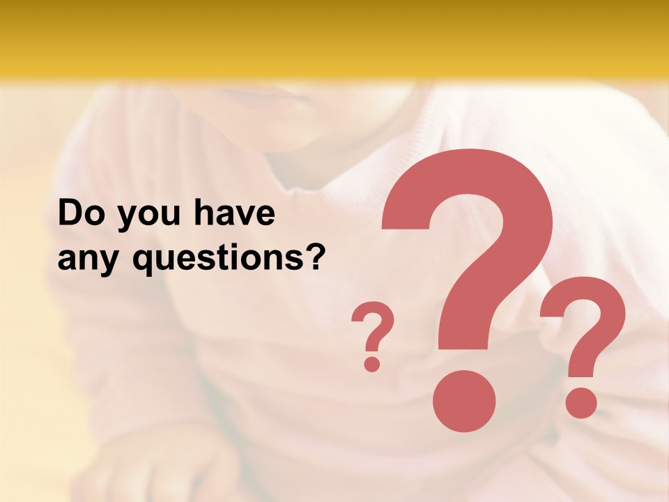 A Little Girl PowerPoint Template