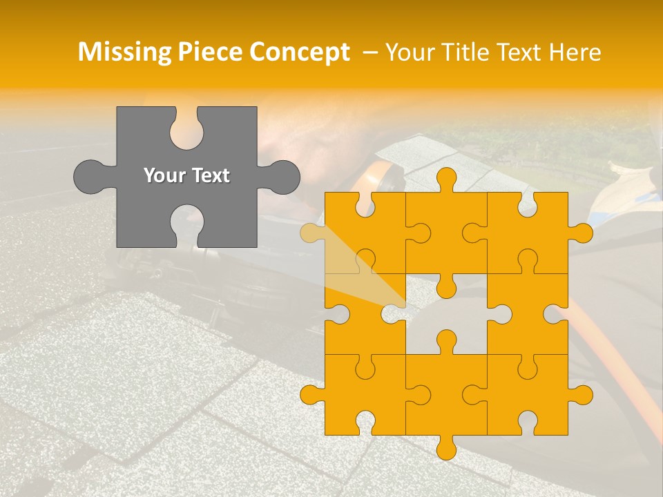 Carpenter Uses Nail Gun To Attach Asphalt Shingles To Roof PowerPoint Template