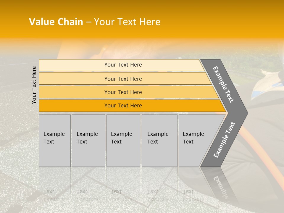 Carpenter Uses Nail Gun To Attach Asphalt Shingles To Roof PowerPoint Template