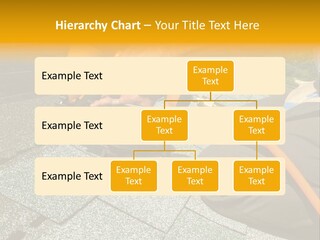 Carpenter Uses Nail Gun To Attach Asphalt Shingles To Roof PowerPoint Template