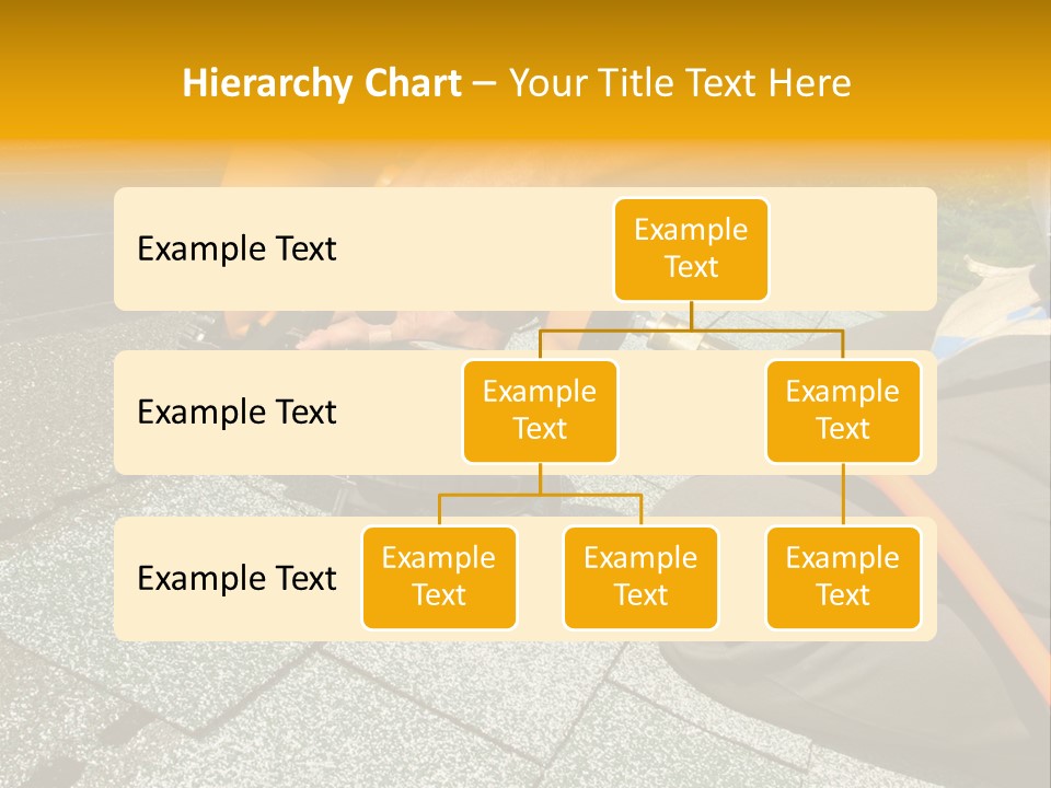Carpenter Uses Nail Gun To Attach Asphalt Shingles To Roof PowerPoint Template