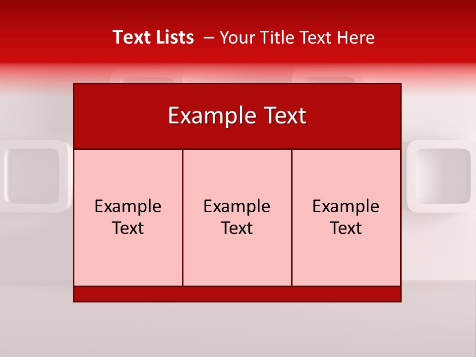 A Red Couch Sitting In Front Of A White Wall PowerPoint Template