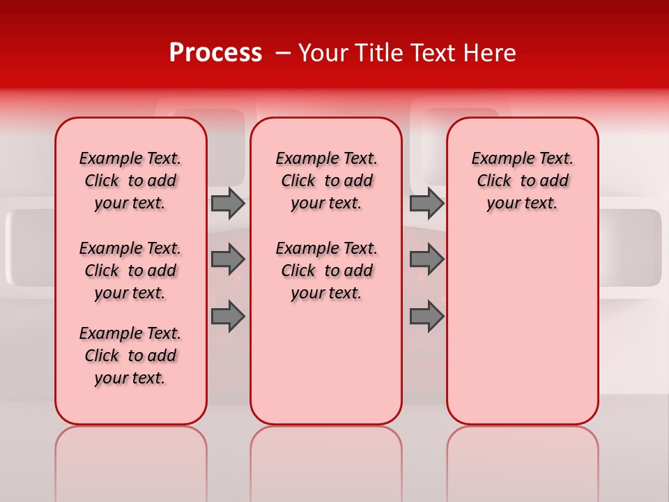 A Red Couch Sitting In Front Of A White Wall PowerPoint Template
