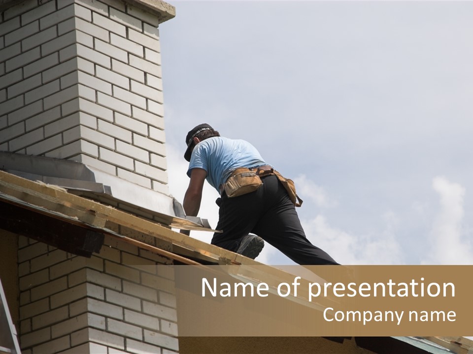 Roof Renovation PowerPoint Template