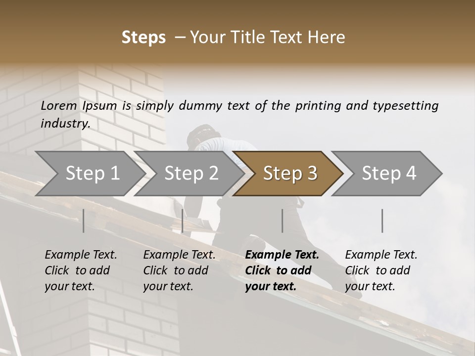 Roof Renovation PowerPoint Template