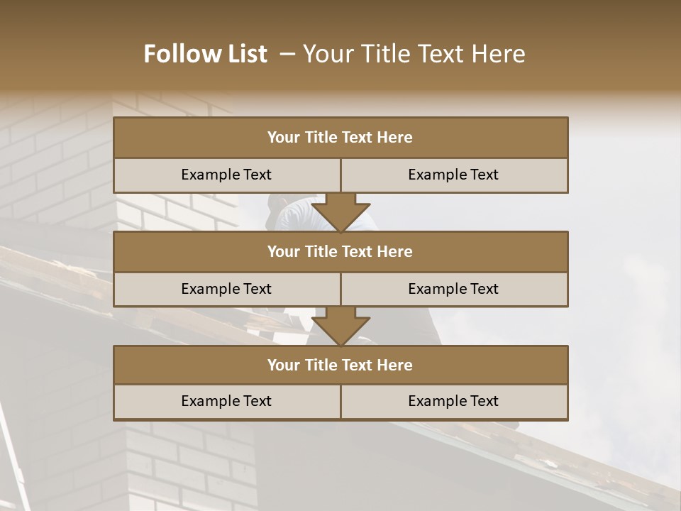 Roof Renovation PowerPoint Template