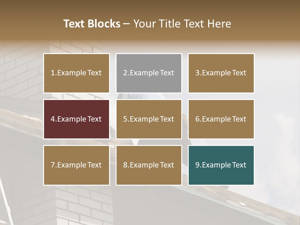 Roof Renovation PowerPoint Template