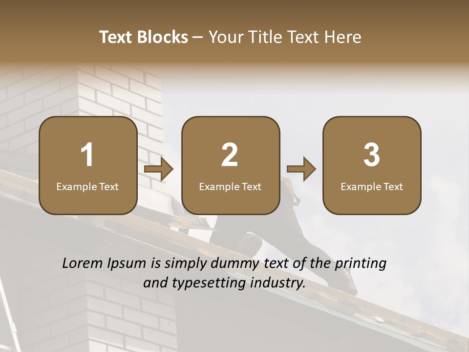 Roof Renovation PowerPoint Template