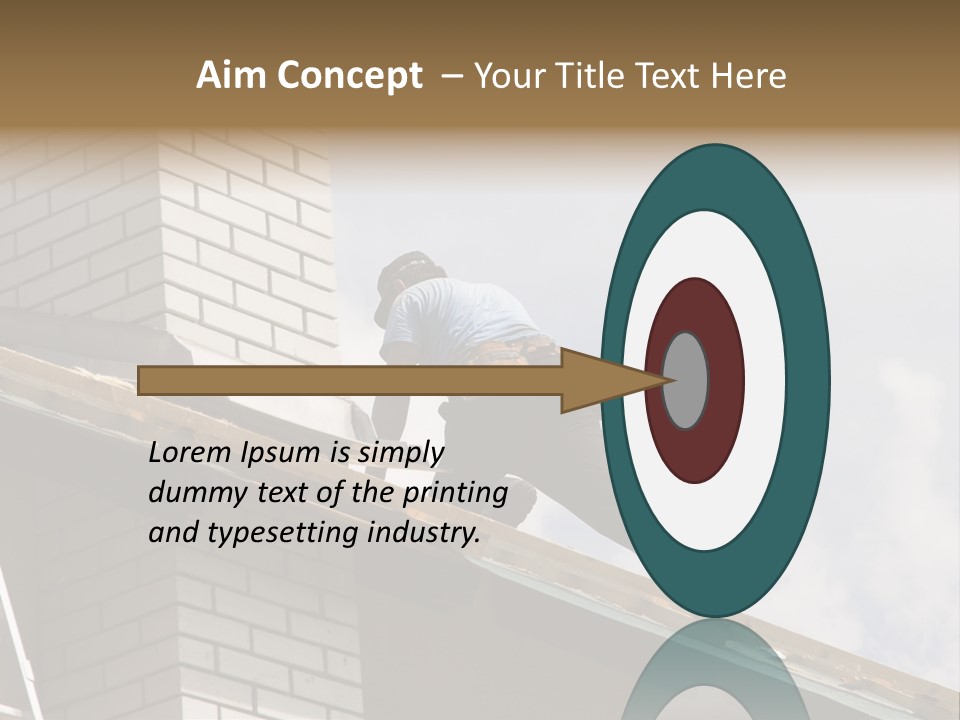 Roof Renovation PowerPoint Template