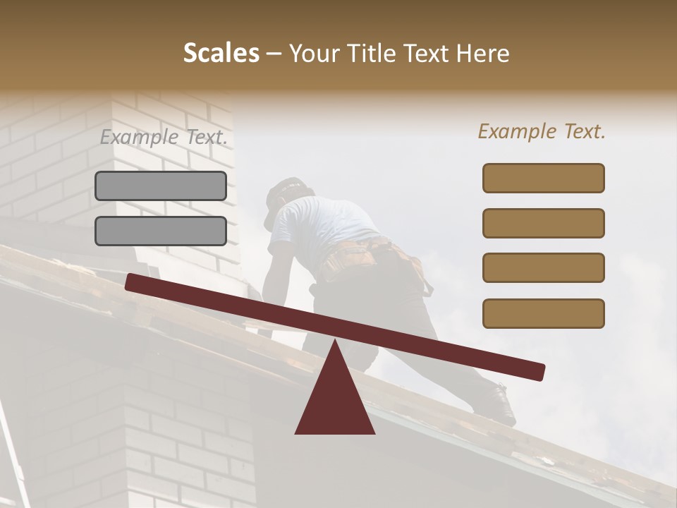Roof Renovation PowerPoint Template