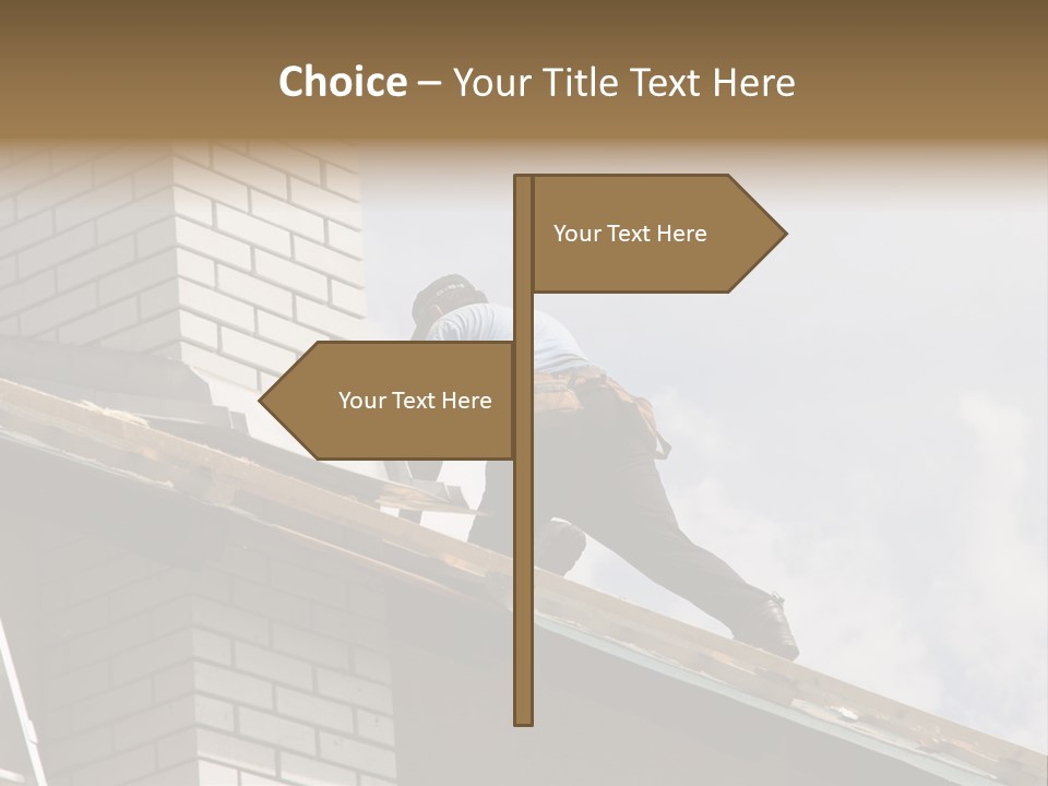 Roof Renovation PowerPoint Template