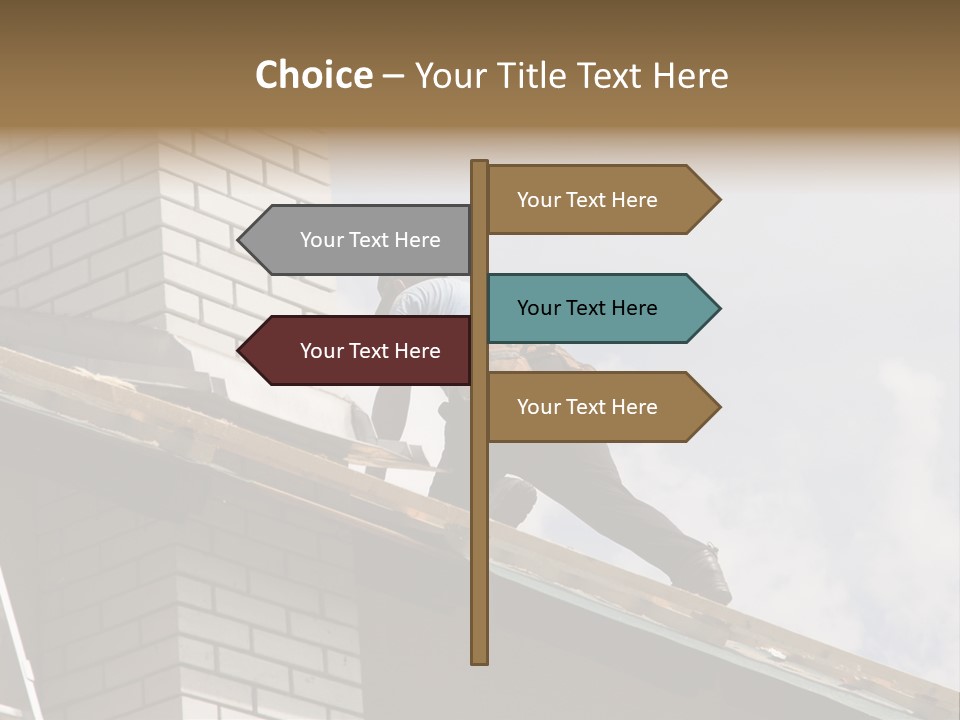 Roof Renovation PowerPoint Template