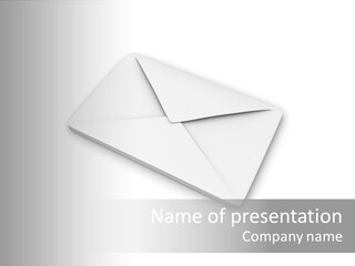 Envelope Symbol PowerPoint Template