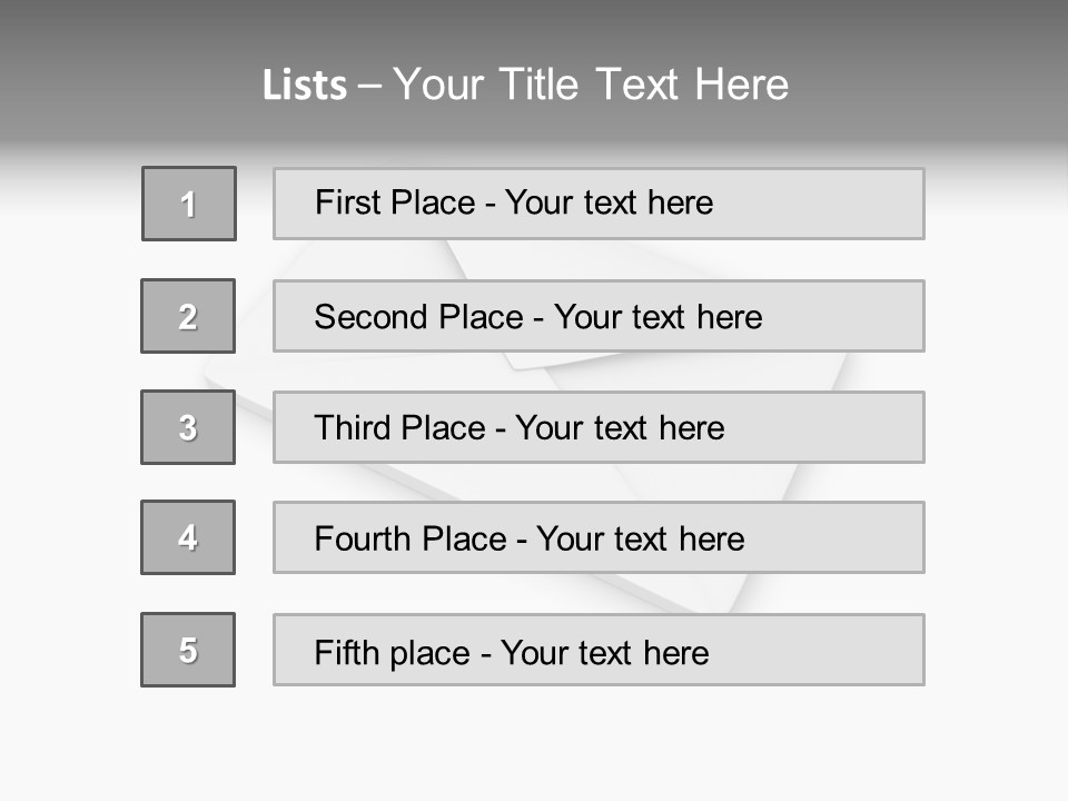 Envelope Symbol PowerPoint Template