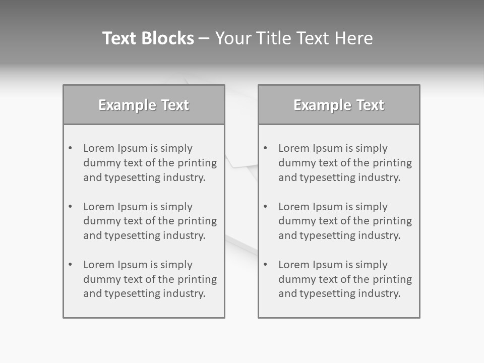 Envelope Symbol PowerPoint Template
