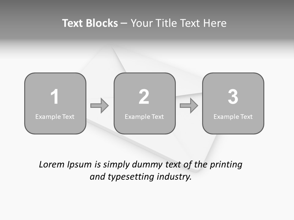 Envelope Symbol PowerPoint Template