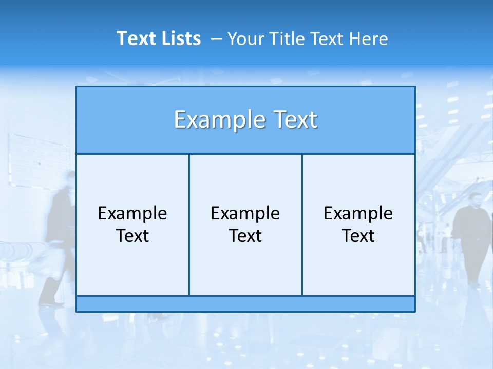 People In Business Center PowerPoint Template