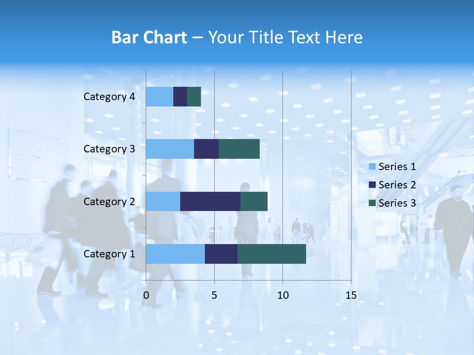 People In Business Center PowerPoint Template