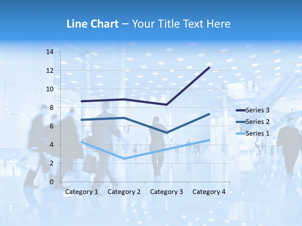 People In Business Center PowerPoint Template