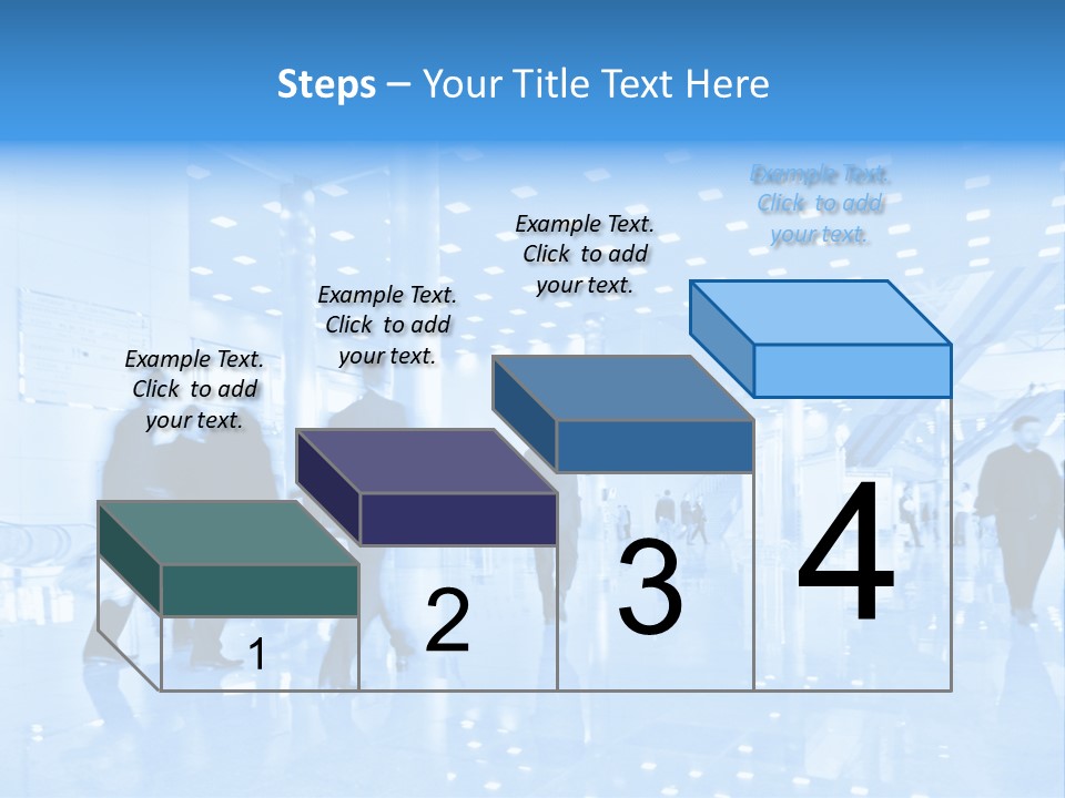 People In Business Center PowerPoint Template