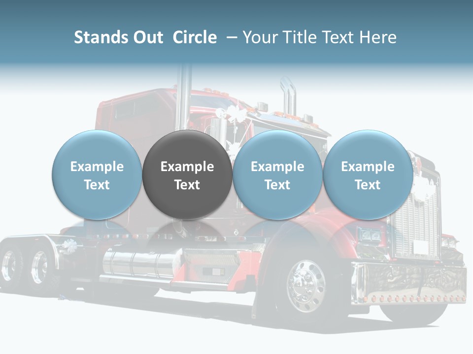 Robot In Standby Pose Waiting For Next Work Step In The Production Line. PowerPoint Template