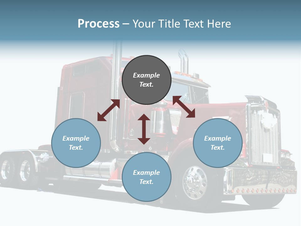 Robot In Standby Pose Waiting For Next Work Step In The Production Line. PowerPoint Template