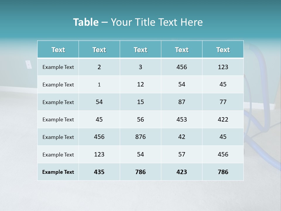 Professional Carpet Steam Cleaner Vacuuming A Home PowerPoint Template