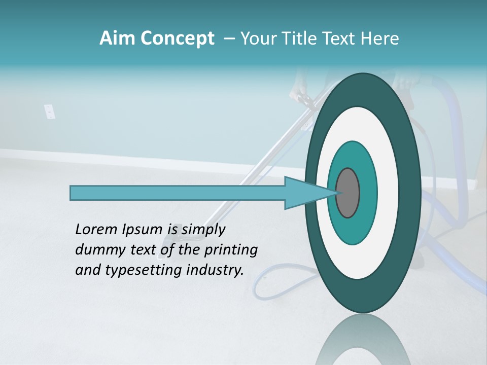 Professional Carpet Steam Cleaner Vacuuming A Home PowerPoint Template