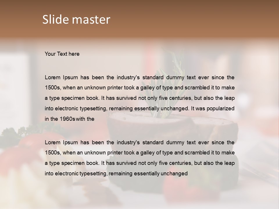 Steak PowerPoint Template