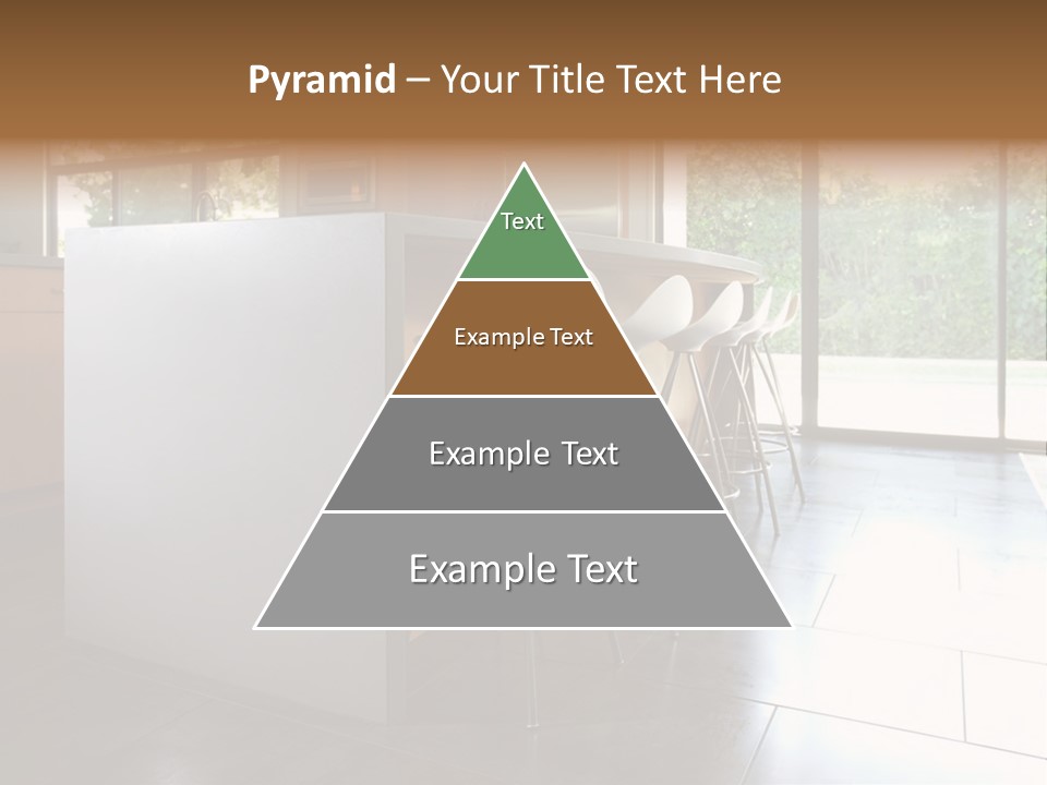 A Modern Kitchen That Has Been Freshly Remodeled PowerPoint Template