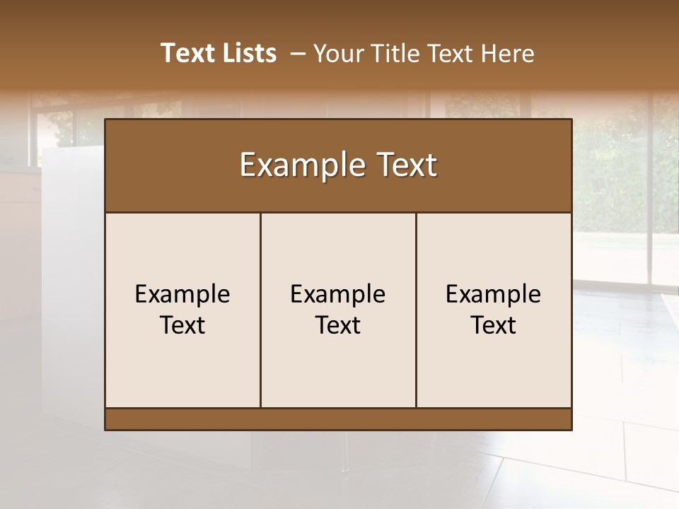 A Modern Kitchen That Has Been Freshly Remodeled PowerPoint Template
