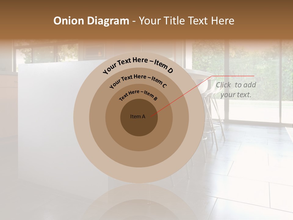 A Modern Kitchen That Has Been Freshly Remodeled PowerPoint Template