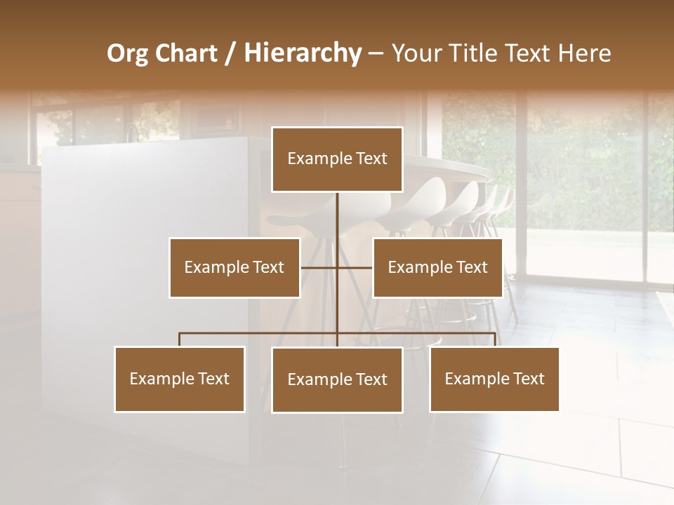 A Modern Kitchen That Has Been Freshly Remodeled PowerPoint Template