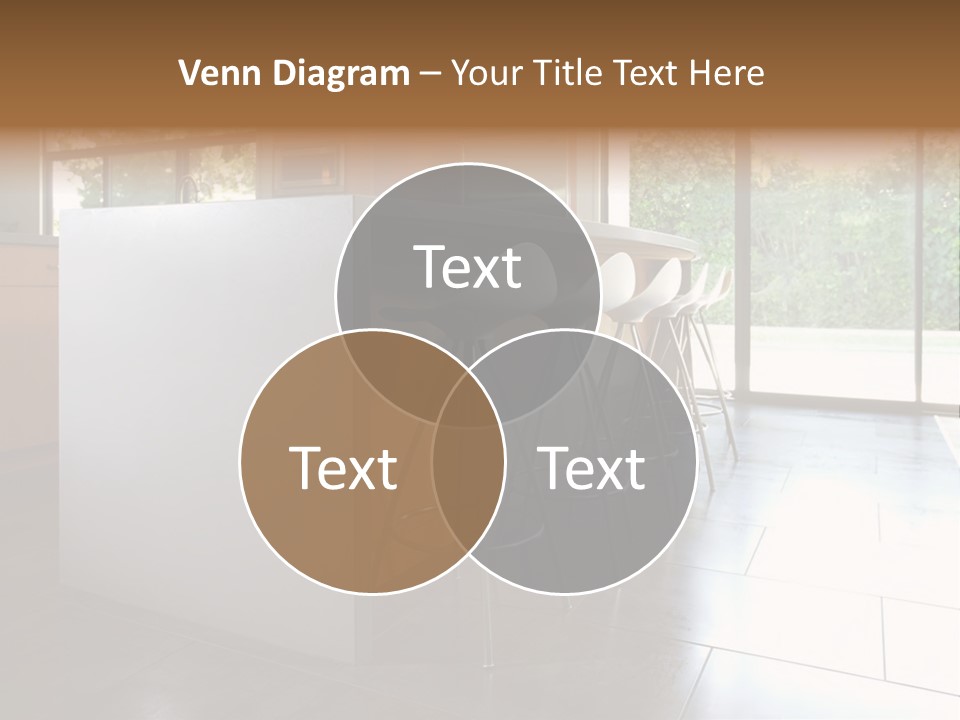 A Modern Kitchen That Has Been Freshly Remodeled PowerPoint Template